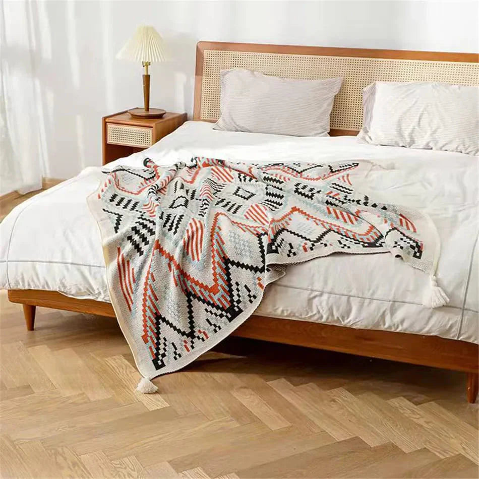 Plaid style amérindien - Élégance et Chaleur qui Sublime Votre Intérieur