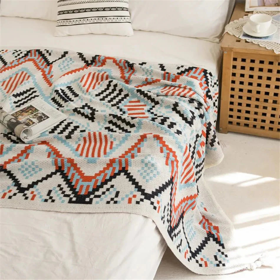 Plaid style amérindien - Élégance et Chaleur qui Sublime Votre Intérieur
