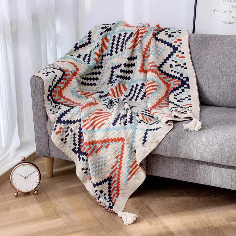 Plaid style amérindien - Élégance et Chaleur qui Sublime Votre Intérieur