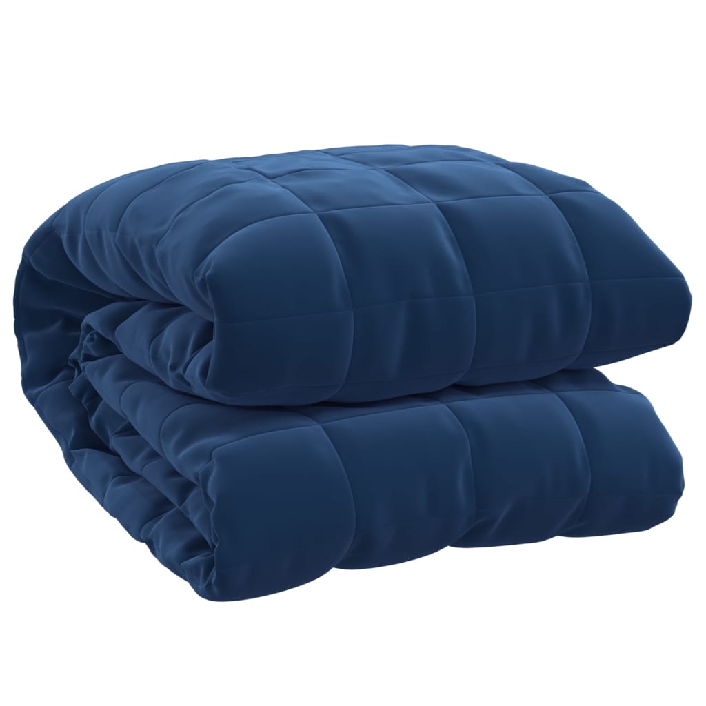 Couverture Lestée Bleu design: Plongez dans un Sommeil Profond