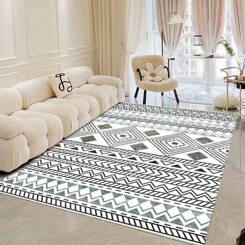 Douceur Marocaine : Tapis en Flanelle Premium pour un Intérieur Chic