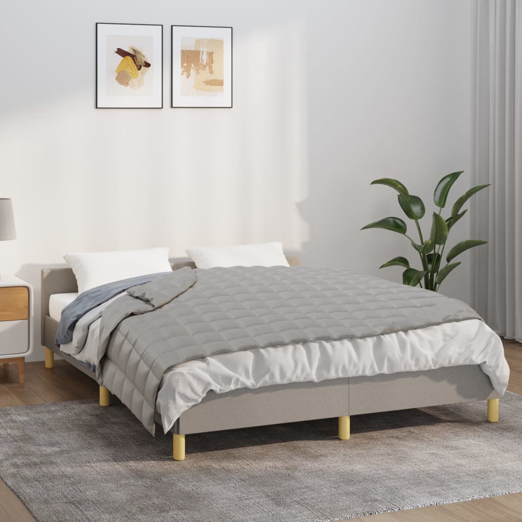 Couverture Lestée de Luxe Grise – L’Élégance au Service de Votre Sommeil